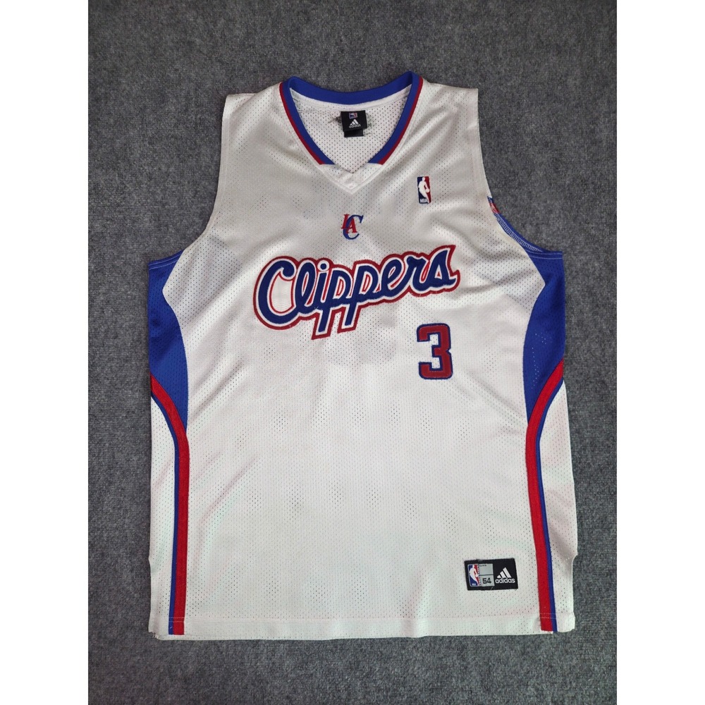 Adidas LA Clippers Chris Paul Jersey Mens 54 White Blue NBA Basketball CP3